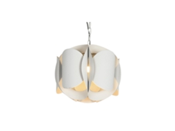 Luminária de Teto em Metal Bruto Bege, 42x42x36cm ALEXANDRA HOUSE LIVING