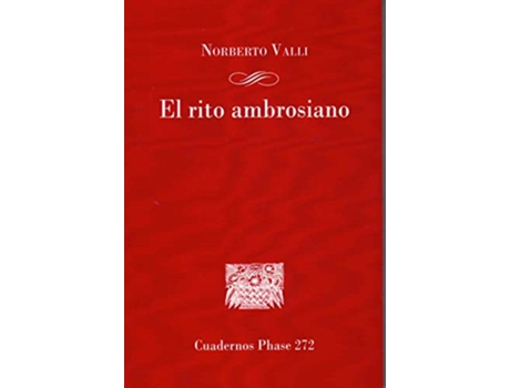 Livro El Rito Ambrosiano de Centre de Pastoral Litúrgica (Espanhol - Capa Dura)