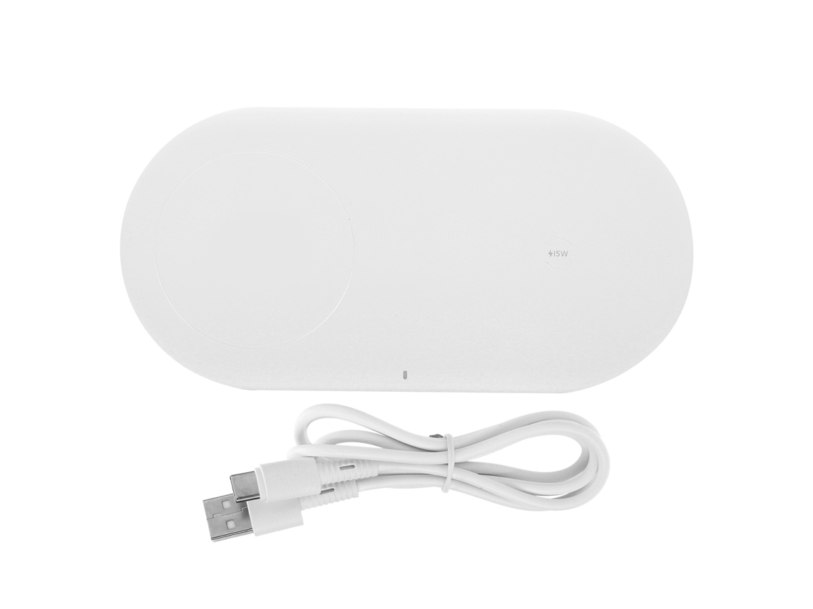 Mali carregador Sem Fio Rápido 5w 7.5w 10w 15w Pad Qi para Celulares Material Pc+abs Branco
