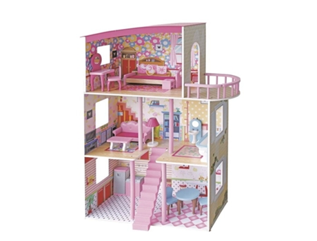 Casa da Boneca com Mobiliário