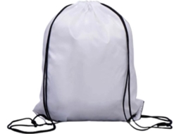 Bolsa de Ginástica, com Cordão, 12 Litros, Branca BRILVIBERA
