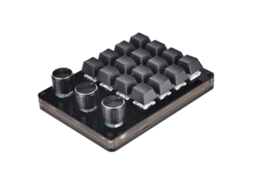 Mini Teclado Mecânico De 16 Teclas E 3 Botões Para Gamers, Programável, Hot Swap, Personalizável, Com Macros. Everley891