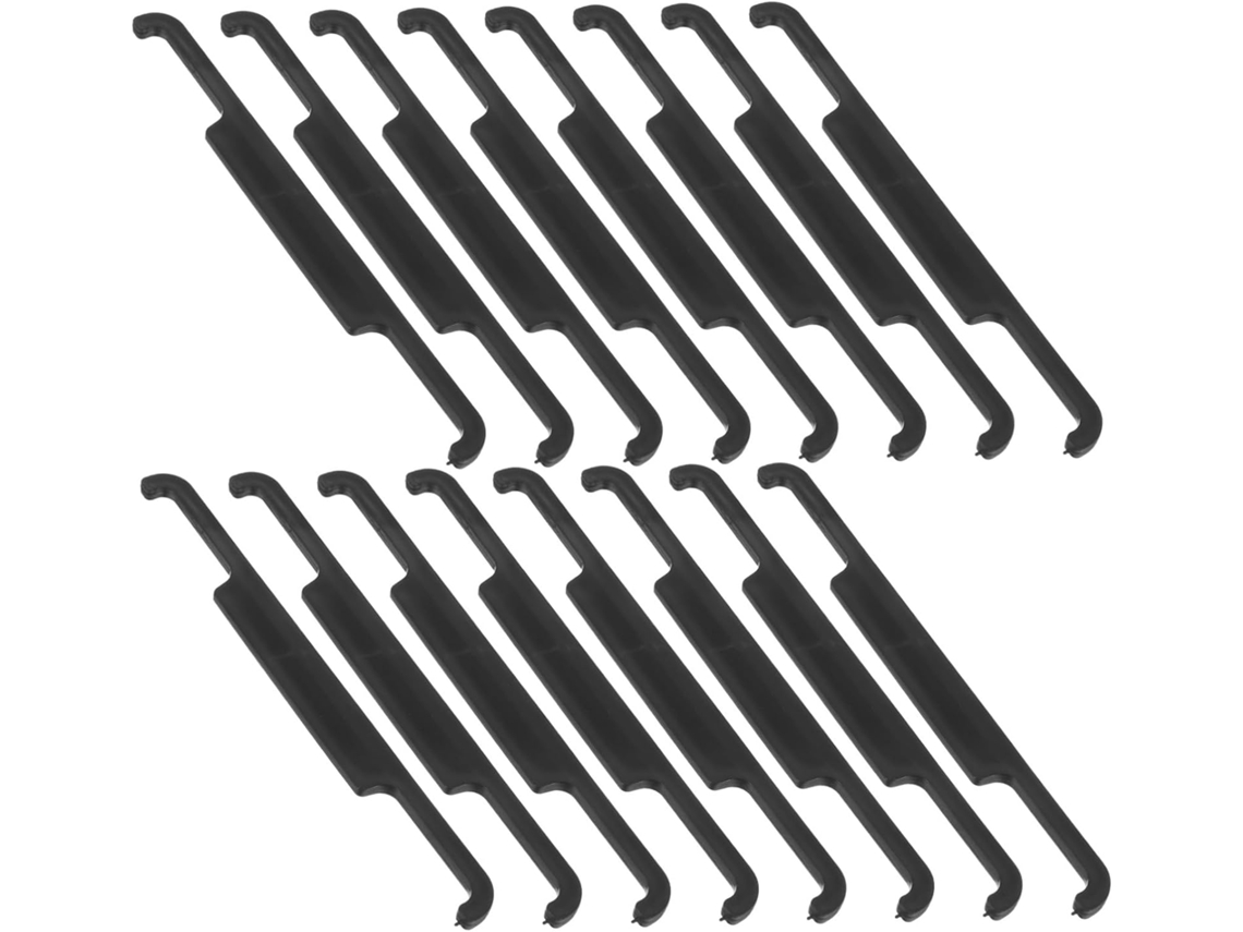 Conjunto De 100 Ganchos De Plástico Para Fixação De Capas De Assento De Carro.