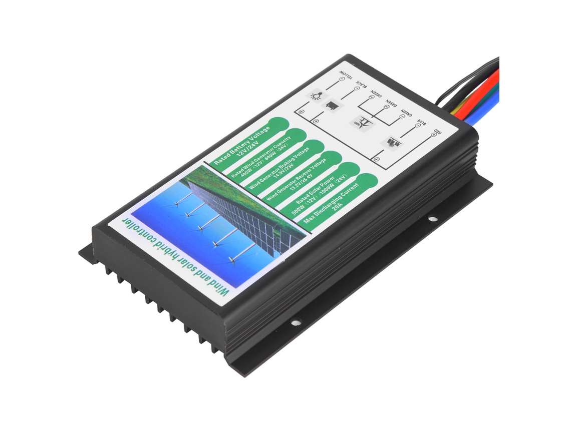 Controlador Híbrido Solar E Eólico Laxiscreed Com Proteção Ip67 E Alta Fiabilidade