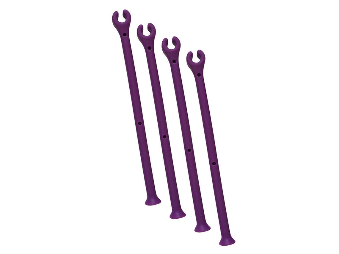 (roxo/4 Unidades) Suporte De Silicone Para Taça De Vinho, Próprio Para Lava-louças.