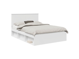 Estrutura da Cama com Cabeceira Branco 140 X 200 Cm MAISON EXCLUSIVE