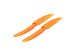 10 Unidades de Hélice Gemfan 5030 Abs Direct Drive Laranja para Aeromodelos. MDUG