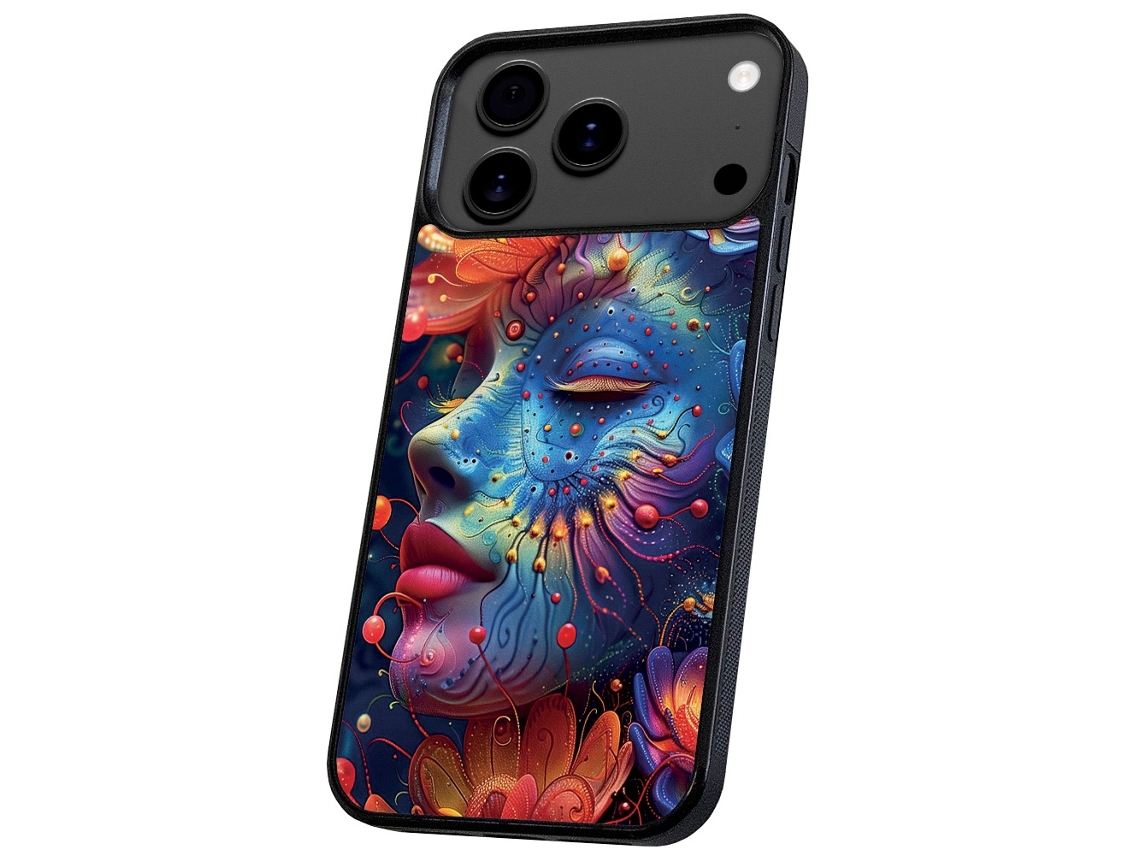 Capa Psicodélica Para Iphone 17 Pro