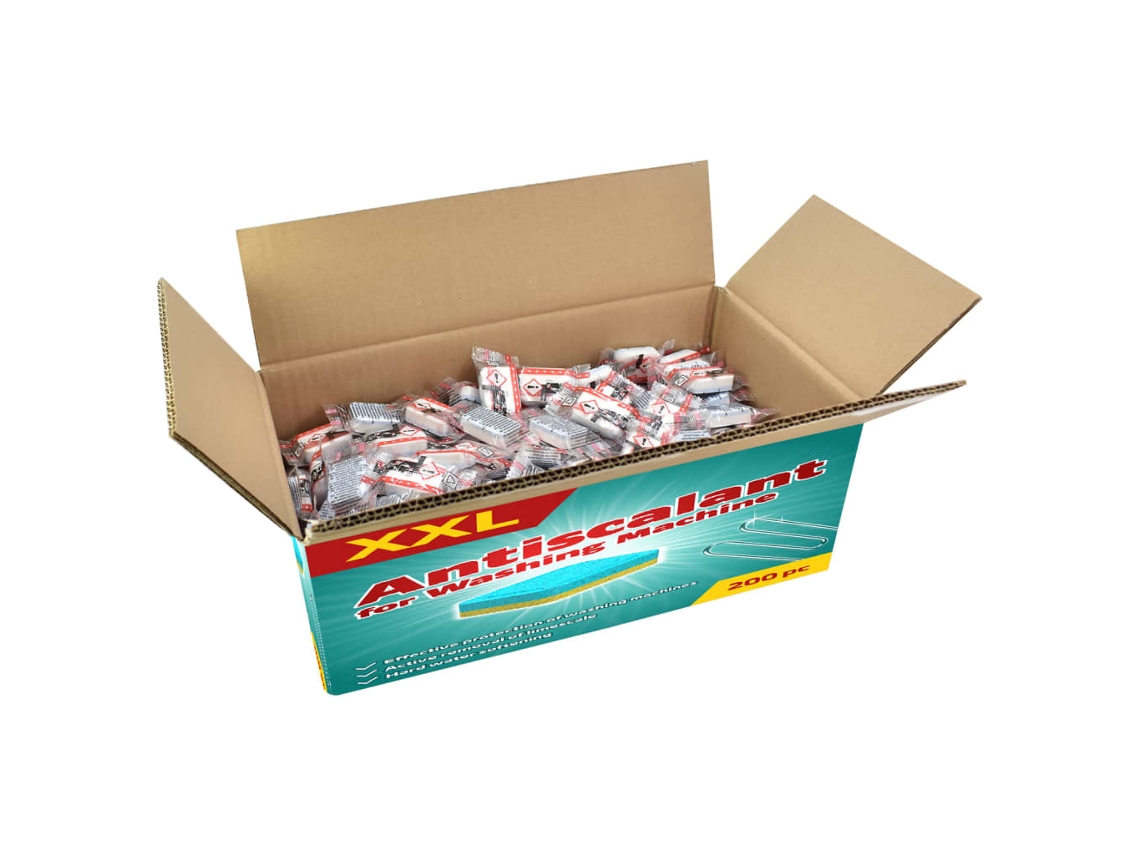 Vidaxl Pastilhas Para Máquina De Lavar Roupa 200 Pcs