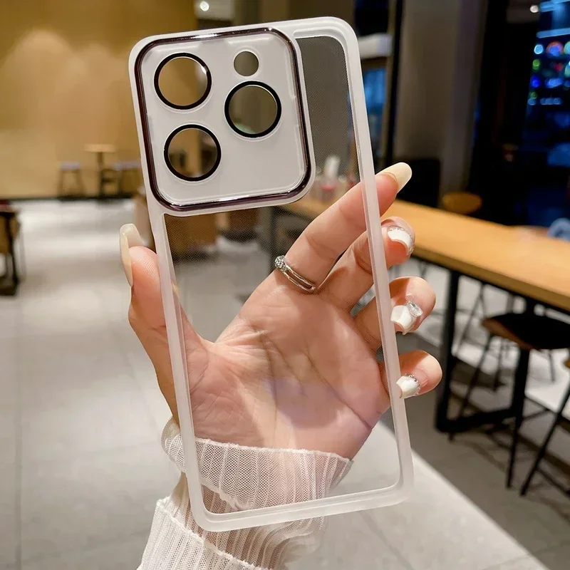 (transparente, Motorola Moto G67) Capa Protetora De Silicone Macio E Transparente Com Proteção Para A Câmera E Absorção De Impacto.