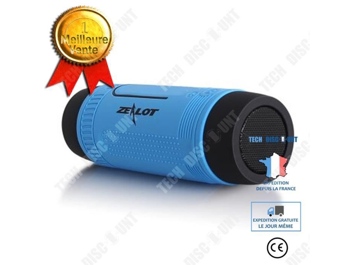 Bicicleta sem fio 4.0 alto-falante bluetooth subwoofer lanterna placa de áudio bateria de lítio embutida TECH DISCOUNT