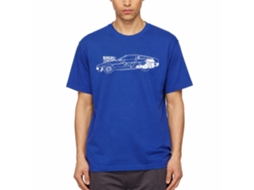 Rockinstone Back To The Future Movie Schematics Solid Royal Adult T-shirt Size:l