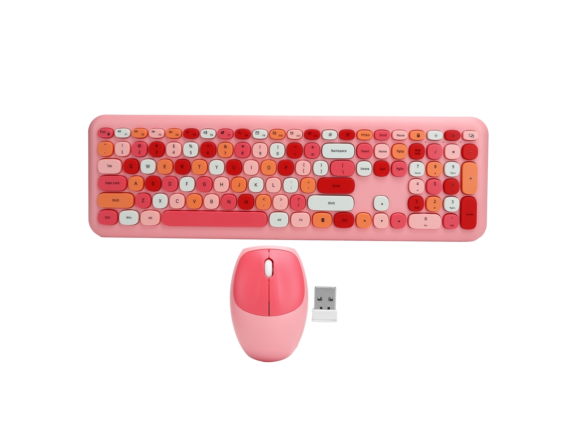 Conjunto Teclado e Mouse Sem Fio LAXISCREED 2.4g 110 Teclas