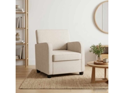 Vidaxl Poltrona Creme Chenille