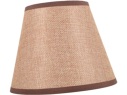 Capa de Tecido Marrom para Luminárias de Mesa, Iluminação Interna. SFUSHOS