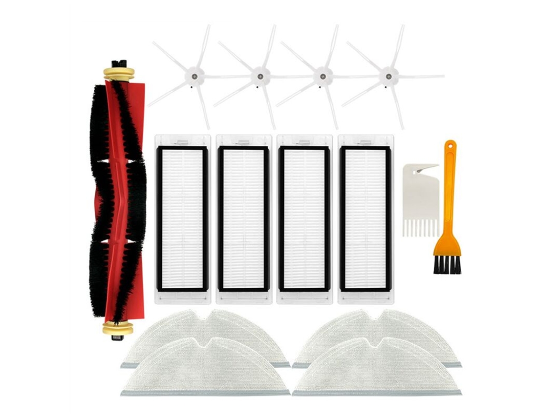 Peças de Reposição e Acessórios para o Robô Aspirador S5/ Max S6 Maxv Pure, Escova Principal, Escova Lateral, Filtro Hepa, Esfregão BRILVIBERA