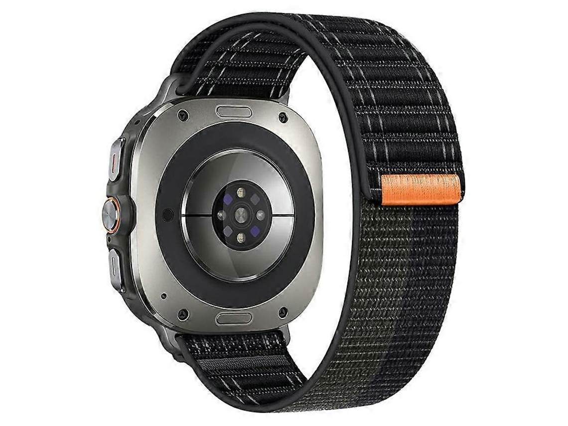 Pulseira De Nylon Compatível Com Kalebol Para Samsung Galaxy Watch Ultra 47 Mm, Pulseira Magic Tape Wave Facpoet