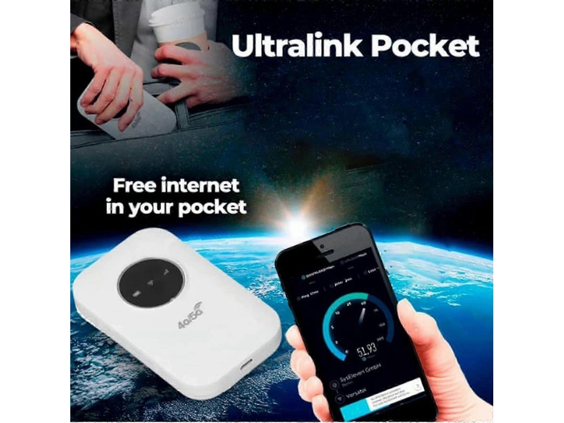Router portátil 4G cria Wi-Fi com cartão SIM conectividade móvel CHARM