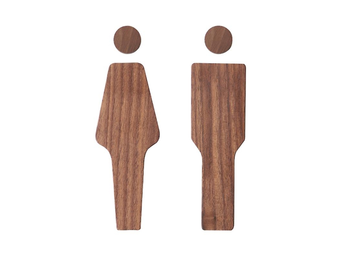Placa De Banheiro De Material Sintético Para Decoração