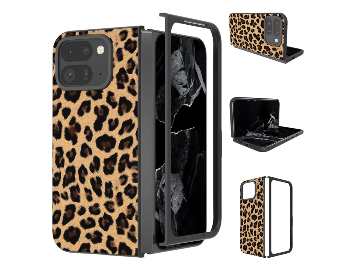Capa Para Telemóvel Com Padrão Leopardo Para Google Pixel 11 Pro Fold (amarelo)