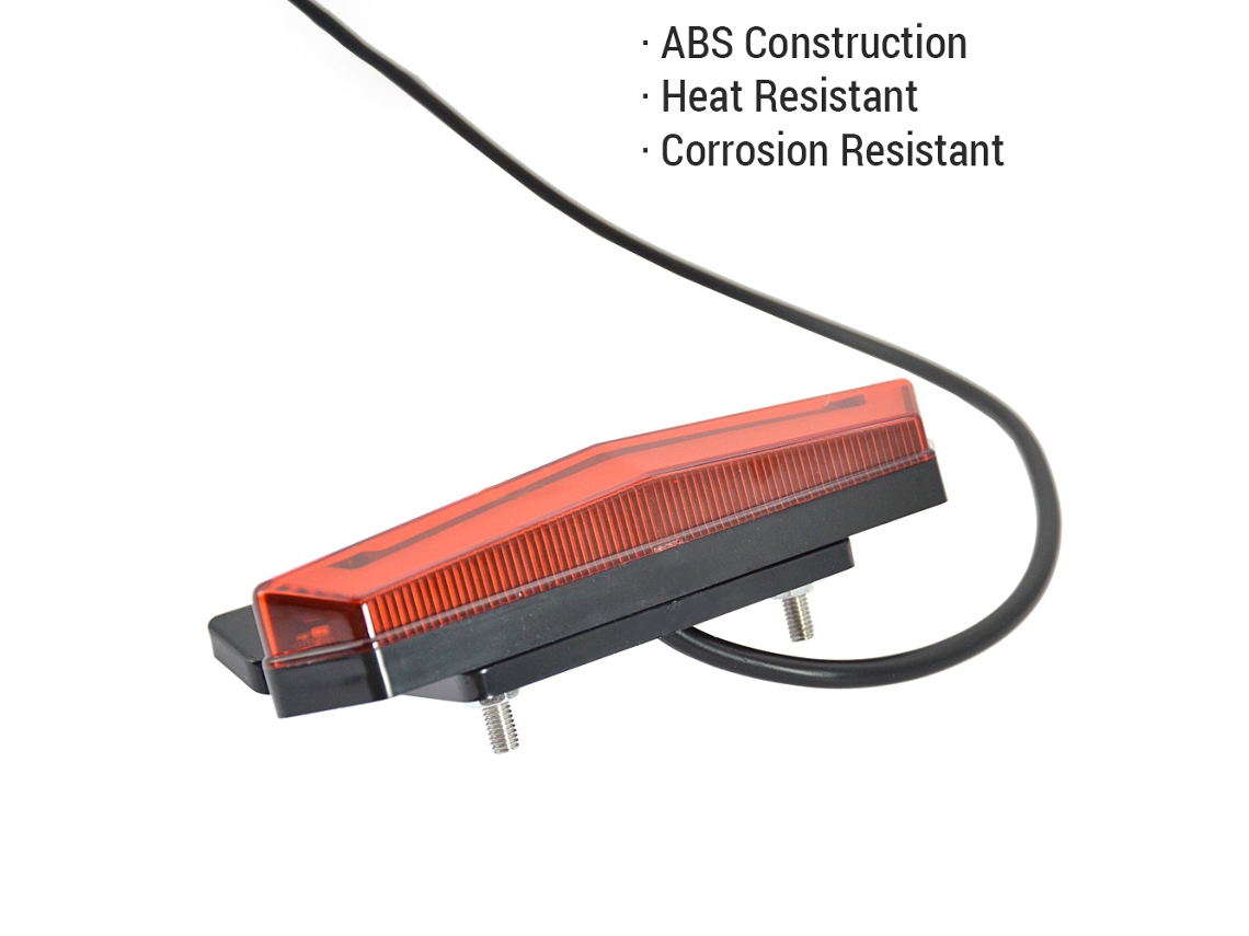 Conjunto de Luzes Mali Dianteira e Traseira para Bicicleta Elétrica 24/48v com Sinalizadores e Buzina