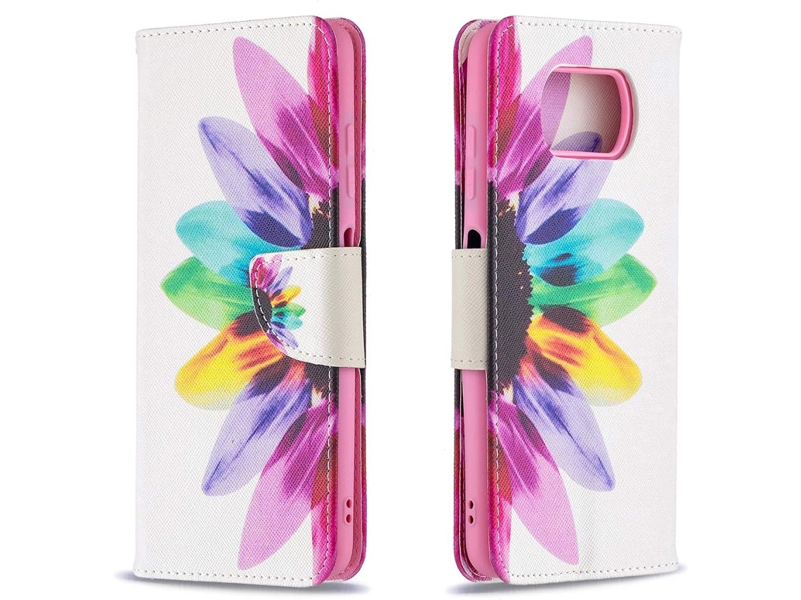 Suporte Nfc Slots Magnéticos para Xiaomi Xiaomi Poco X3 Nfc HONGWE. Pele Sintética Multicor