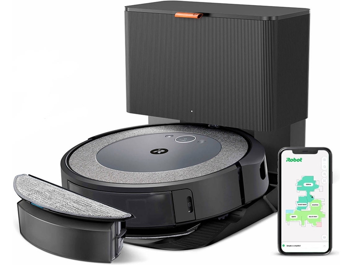 Aspirador Robô IROBOT Roomba Combo I5 (Outlet Caixa Aberta - Cinzento)