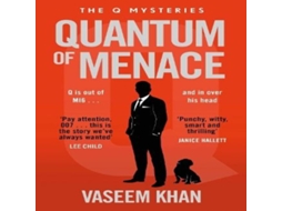 Livro Quantum of Menace de Vaseem Khan (Inglês)