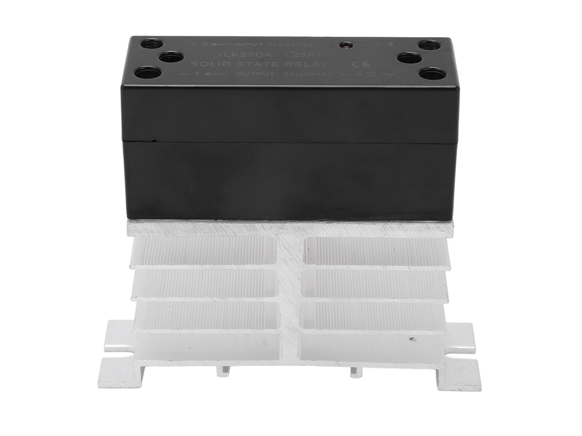 Relé De Estado Sólido Ssr Entrada Dc 3‑32v A Salida Ac 24‑480v Accesorio Para Control Hogar