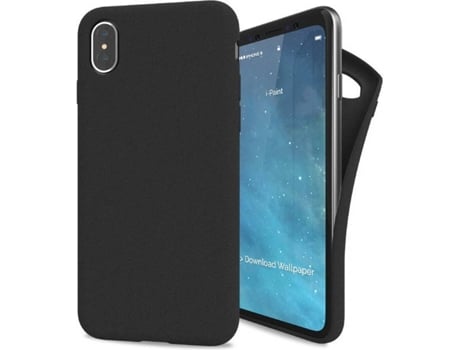 Capa iPhone X, XS I-PAINT Sand Preto