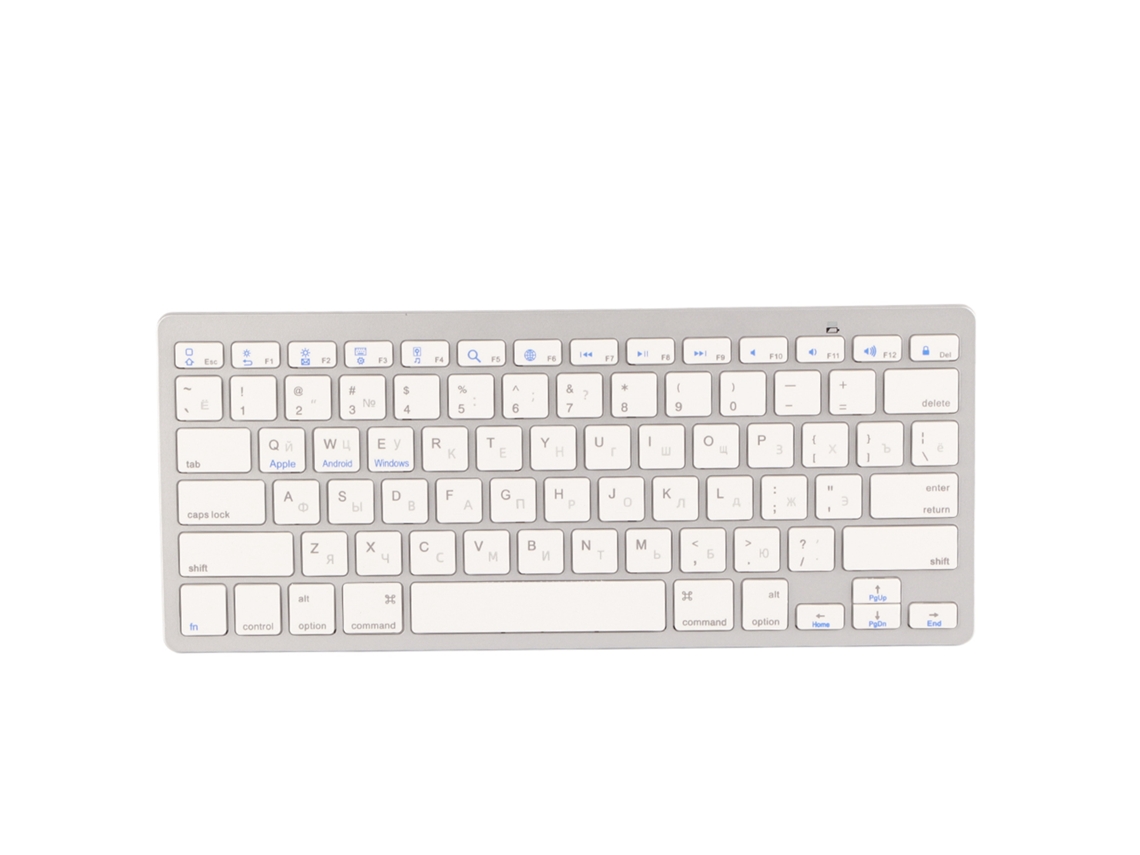 Teclado Sem Fio Bluetooth Ultrafino Multifuncional