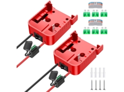 2 Packs Power Wheel Adapter For Milwaukee M18 Battery 18v Conversion Kit With Switch, Fuse Wire...