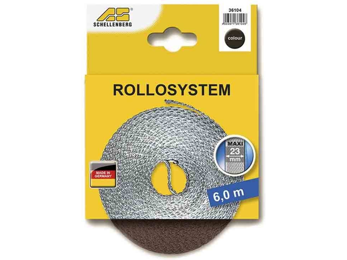 Fita para Persianas Schellenberg 23Mmx6Mts Marrom