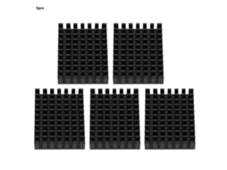 5 Dissipadores de Calor Alumínio 40x8x30mm S/MARCA