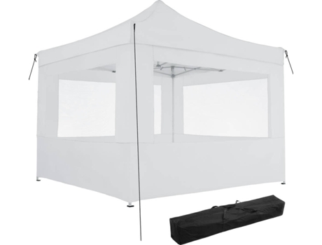 Pérgula  Olivia 4 Painéis (Branco - Alumínio - 300x300x310 cm)