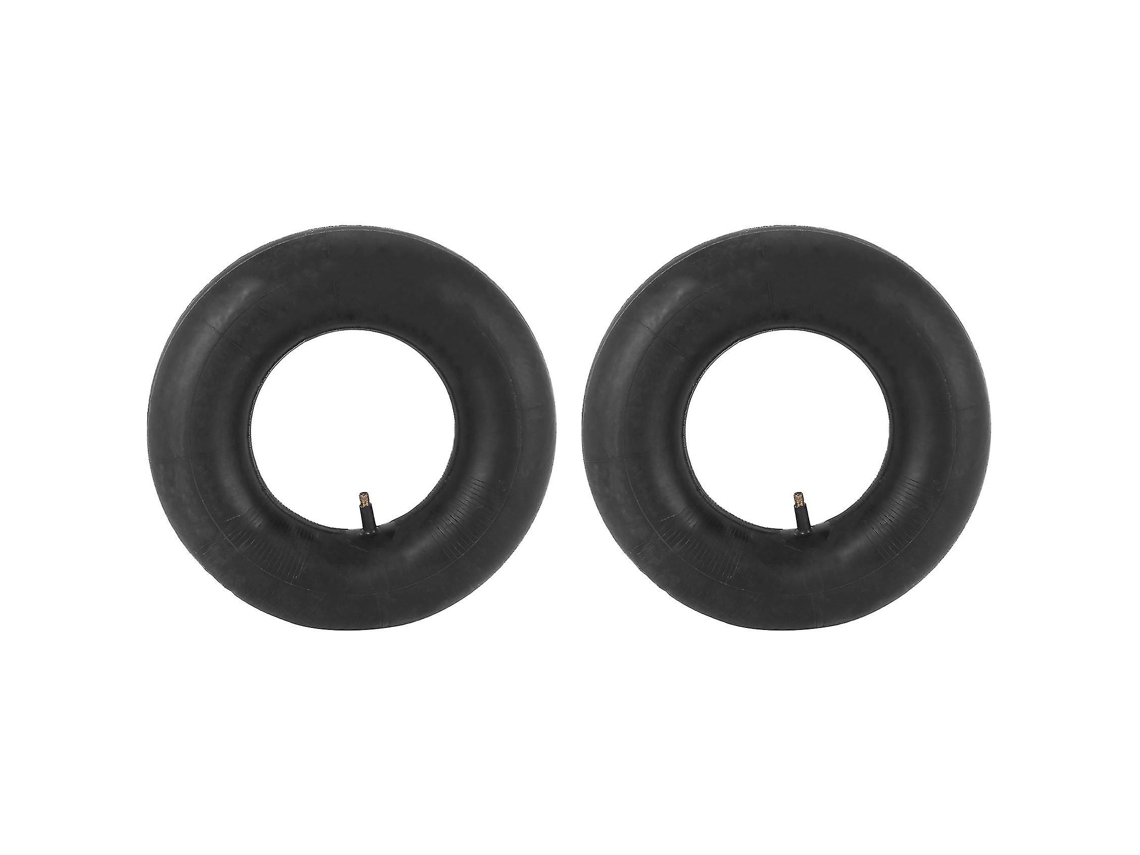 2 Peças De Câmara De Ar Pesada 13 X 5.00-6 Polegadas Com Válvula Reta De 13mm - Para Carrinhos De Mão E Cortadores De Grama