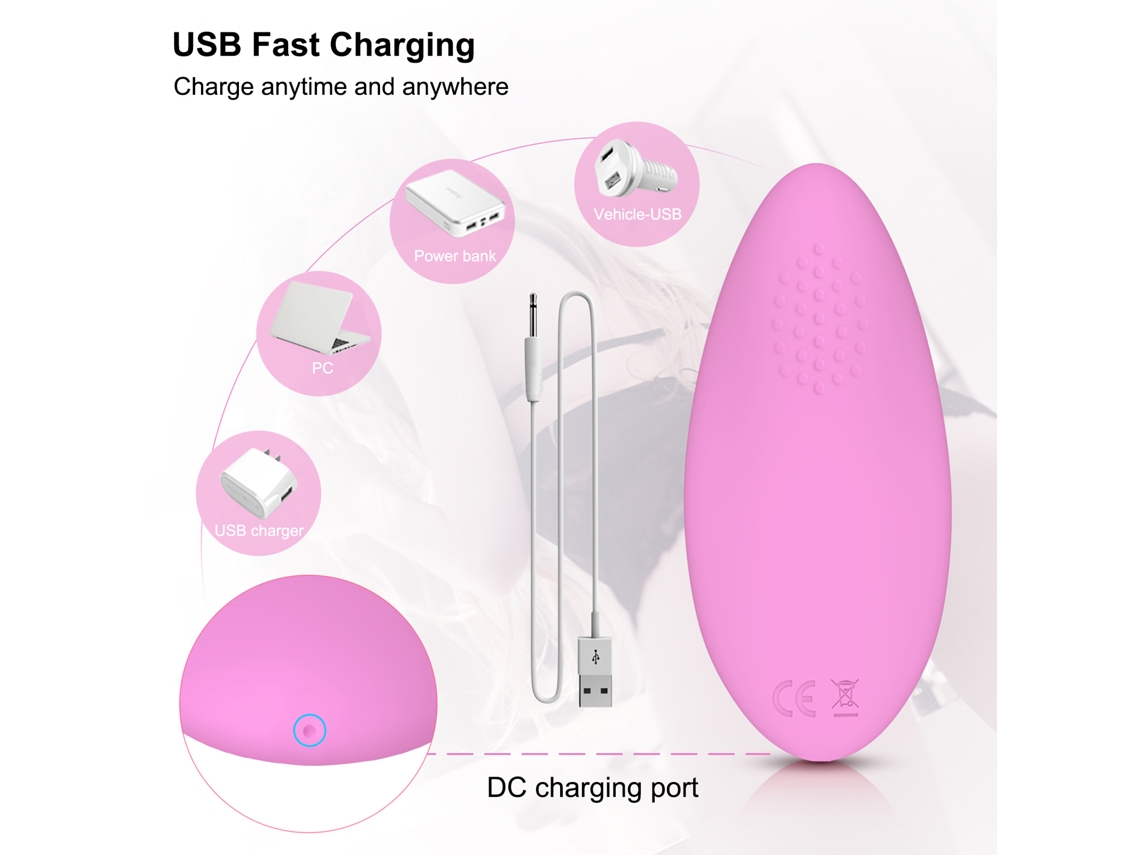 Vibrador Portátil com Controle Remoto para Mulheres S/MARCA