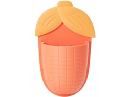 Organizador Multifuncional De Parede Cryfokt Para Banheiro, Cozinha E Escritório, Com Design Leve Laranja Crepúsculo