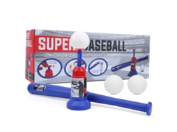 Primerox brinquedo de Beisebol Lançador Semi Automático com Taco e Bolas para Crianças 3+