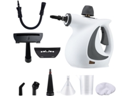 Limpador A Vapor Portátil, Máquina De Limpeza, 1050 Watts, 350 Ml, Adequado Para Pisos, Sofás, Carpetes, Banheiros, Cozinhas E Roupas, Branco