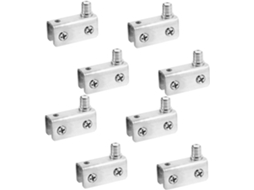 Conjunto De 8 Dobradiças Pivotantes Aço Inoxidável Para Portas Vidro