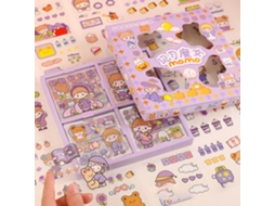 100 Adesivos De Caderno Witch Acessórios Diy Scrapbooking Cartões Pet Impermeável