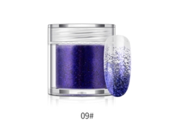 Pó De Glitter Para Unhas Pigmento De Manicure Em Garrafa 10g (azul Púrpura)