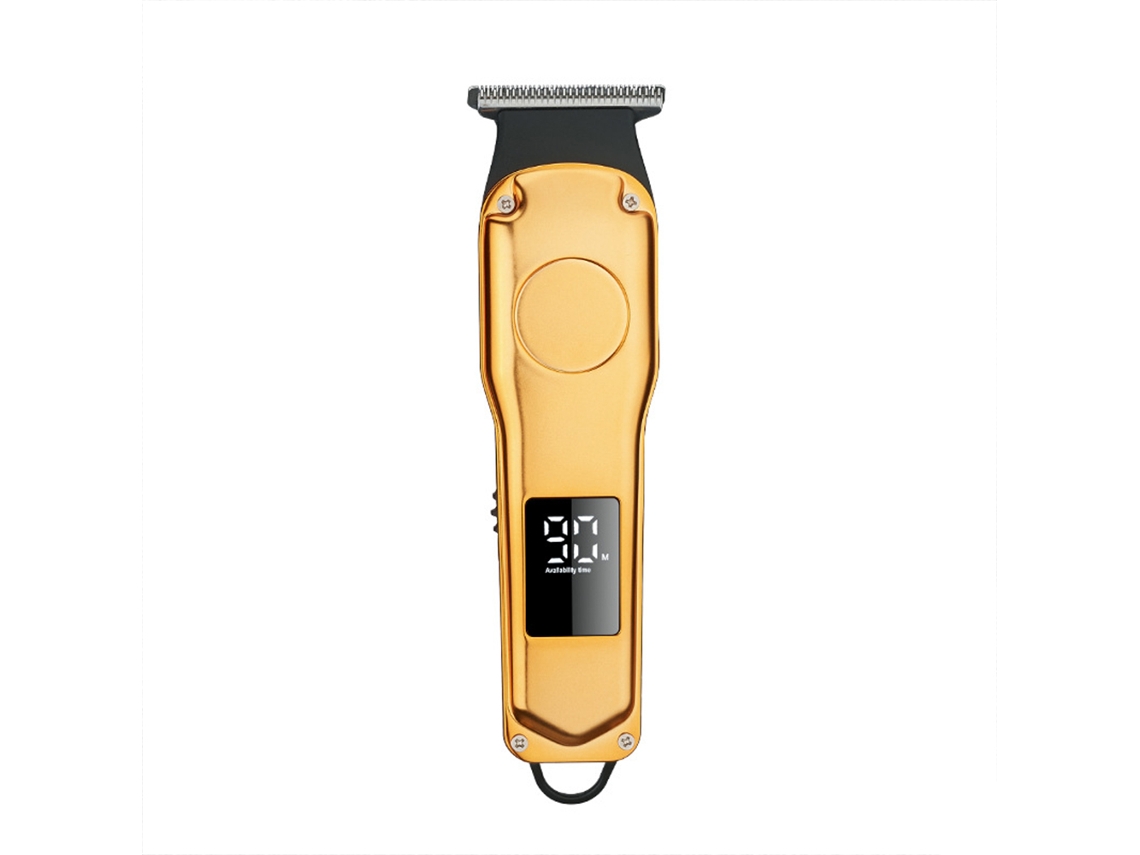 Aparador de Barba Aparador de Pelos Faciais com Pentes Guia para Aparar Detalhar e Cuidar Facilmente Ouro