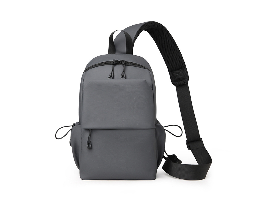 Bolsa Transversal Cinza-escura, Estilo Casual, Versátil E Elegante, Com Grande Capacidade.