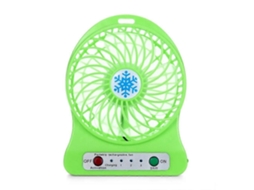 Ventiladores De Mão Elétricos Mini Ventilador Portátil Recarregável Usb Com Luz Led Refrigerador De Mesa Para Escritório Externo V Slowmoose