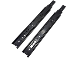 Suporte Lateral Silencioso Preto Com Extensão Total De 3 Dobras