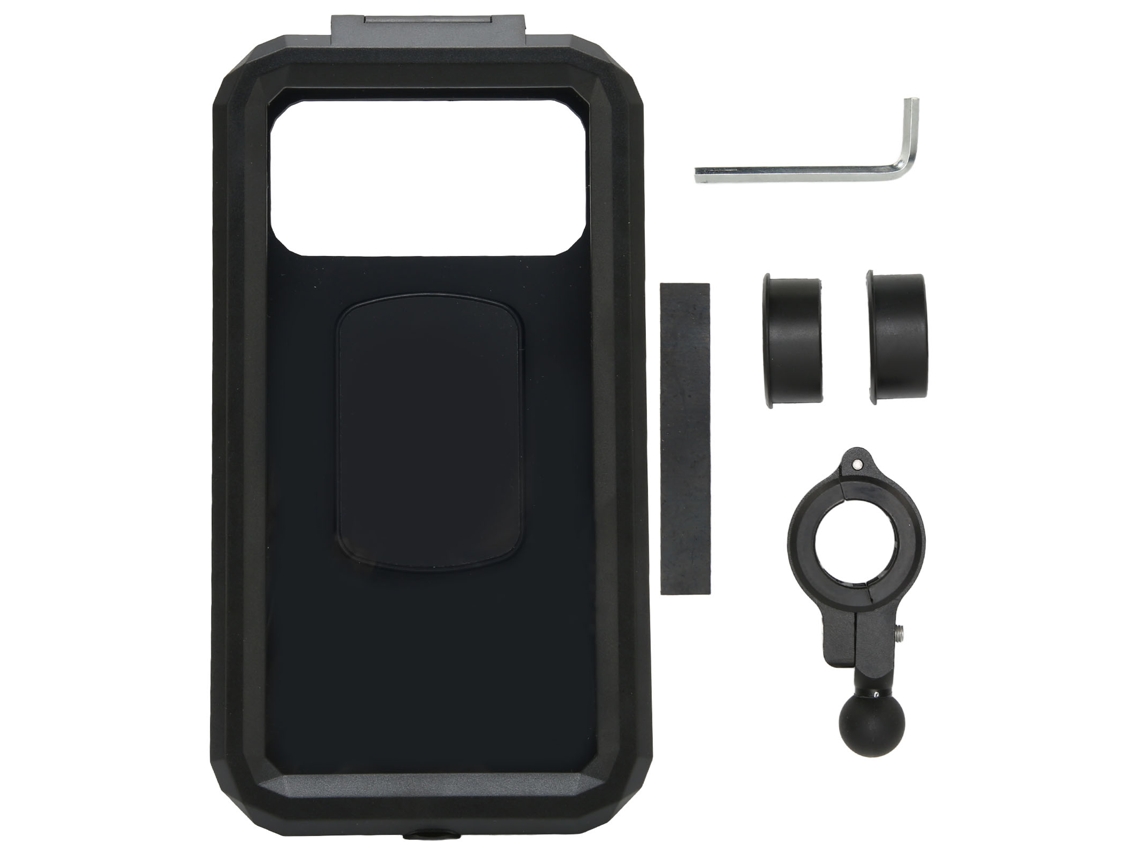 Suporte De Telefone Moto 6,9" Impermeável 360° Rotativo