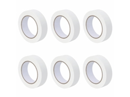 Conjunto 6 Fitas De Máscara Para Pintura Vidaxl Branco Papel