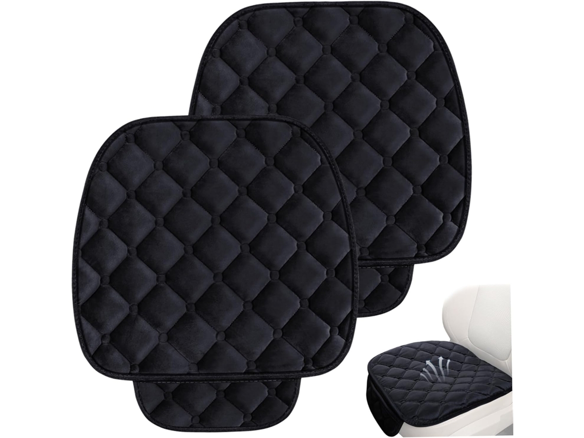 Conjunto De 2 Almofadas Para Assento Carro, Almofada Macia E Aveludada Para O Motorista Com Base Antiderrapante Caminhão